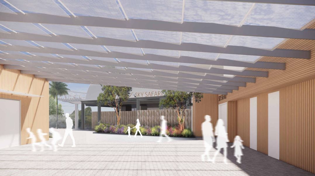 Sky Safari Upper Station Concept illustration