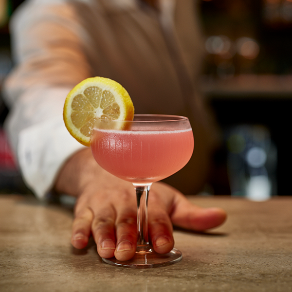 Cocktail at the bar of N'gurra Lounge